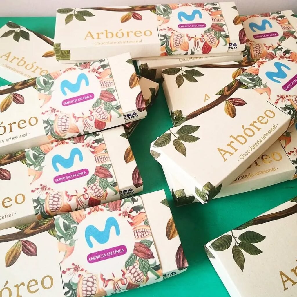 Cajas chocolates Movistar