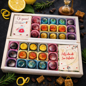 Promo – 4 Estuches con 15 Bombones en Bolsa Regalo “Colombia”