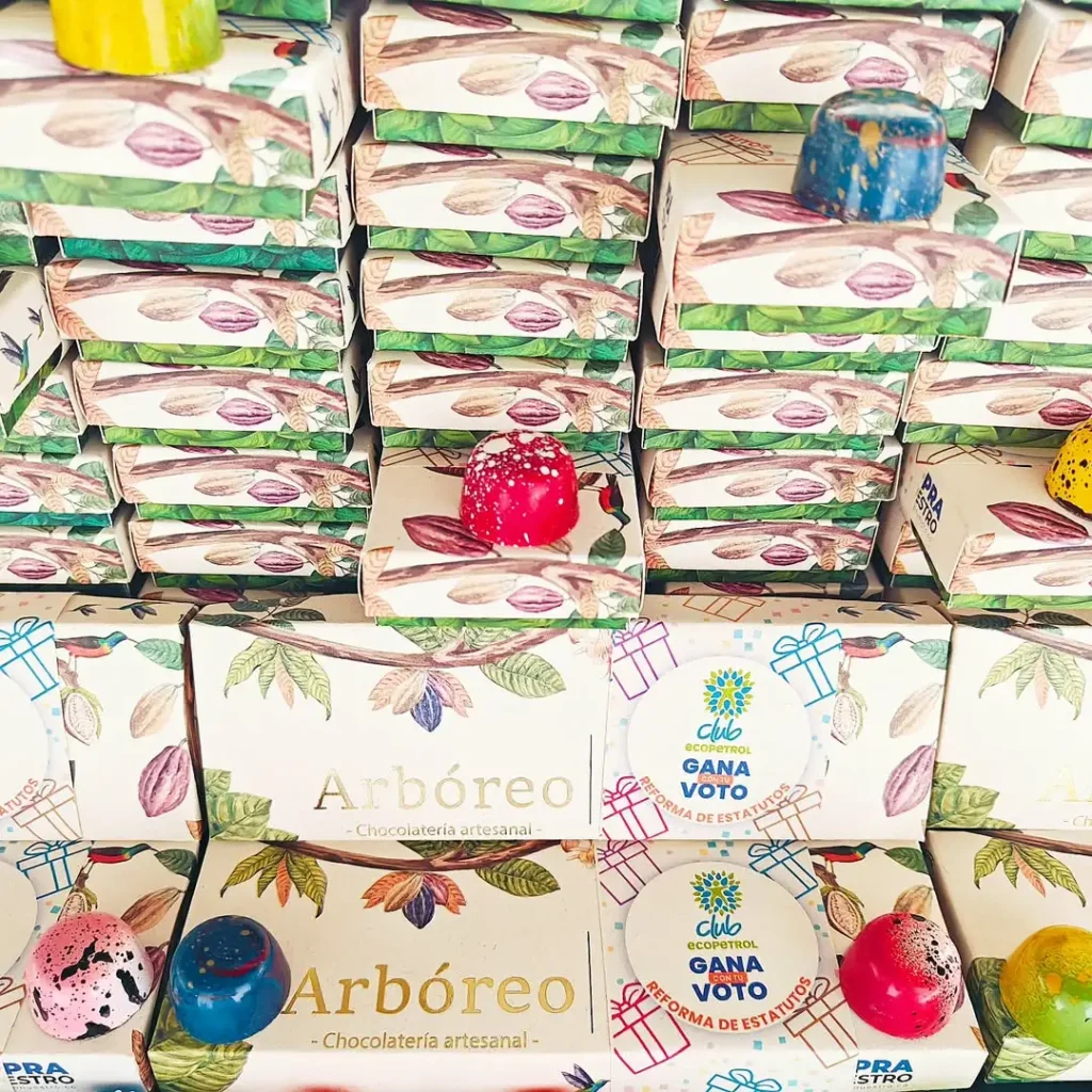 Cajas chocolates Ecopetrol